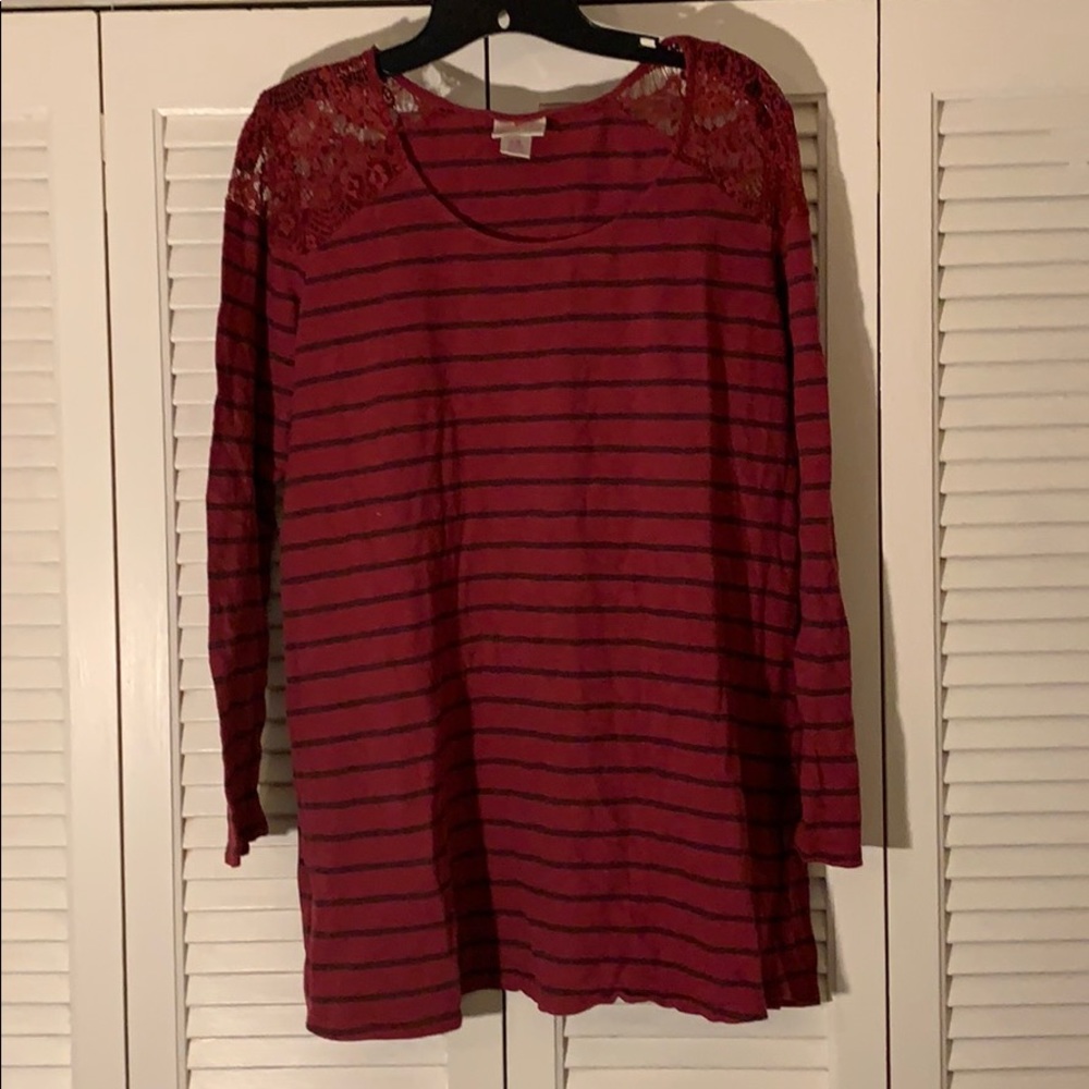 Maternity long sleeve shirt
